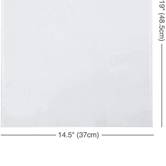 Poly Mailers Set of 10 Polymailers 14.5" x 19” White - Picture 4 of 5